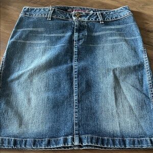 Vintage Silver Jeans Classic Blue Pencil Skirt